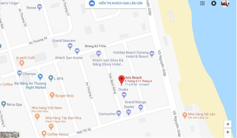 阿里斯海滩公寓及酒店 岘港 外观 照片